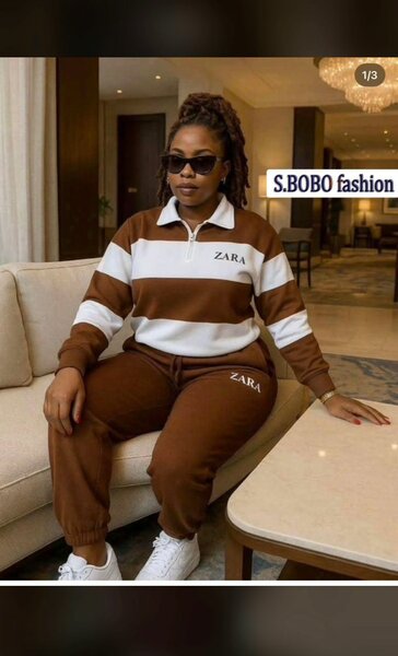 Ensemble survêtement ZARA marron femme