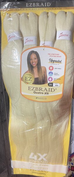 Tresses naturelles blondes