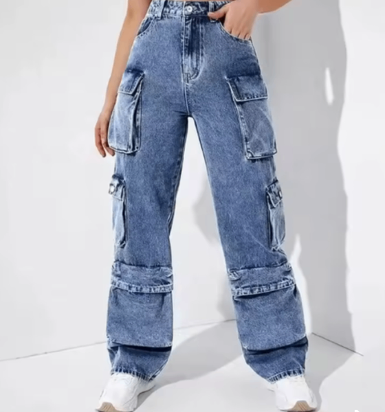 Jean Cargo Femme Moderne