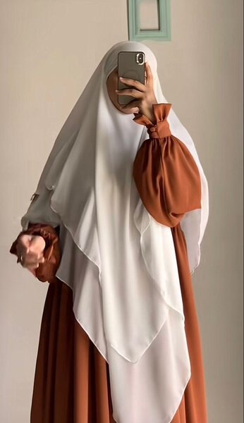 Hijab pour femme en soie