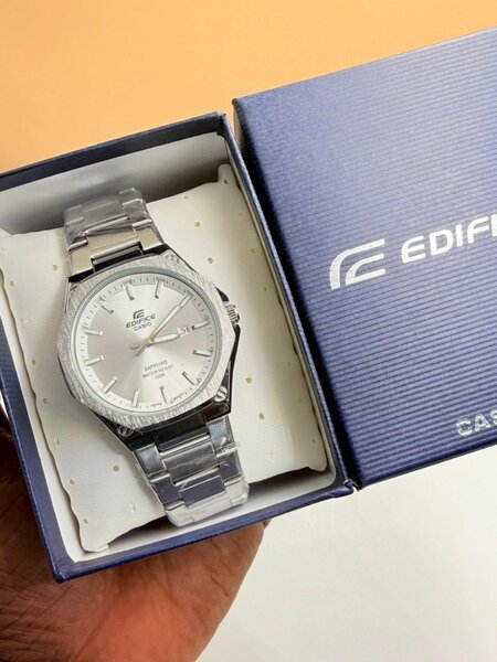 Montre EDIFICE Homme Acier Argent