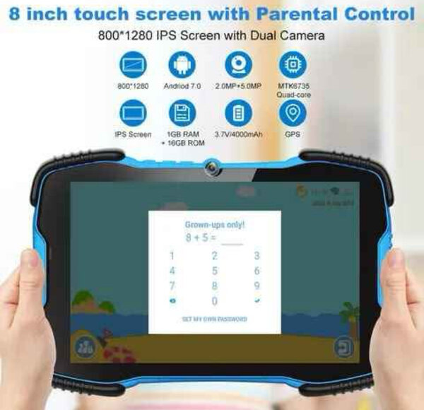 Tablette Enfant 8 Pouces