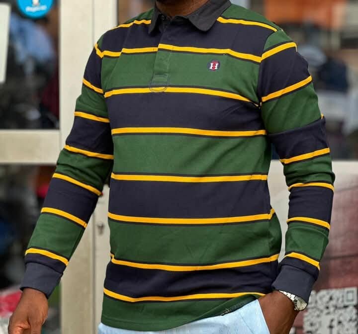 Polo à rayures élégantes