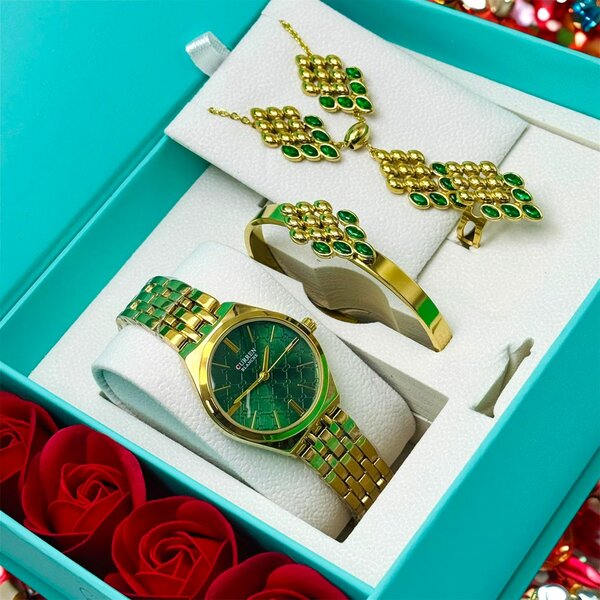 Ensemble Montre et Bijoux Luxe