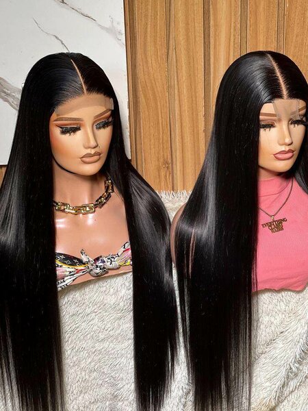 Perruque brésilienne droite noire