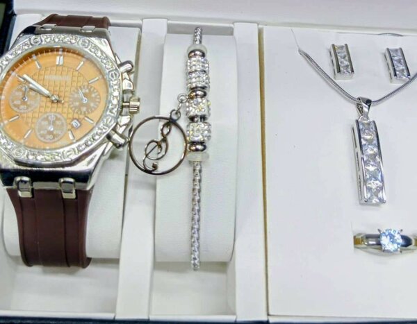 Ensemble Montre et Bijoux pour Homme Luxe