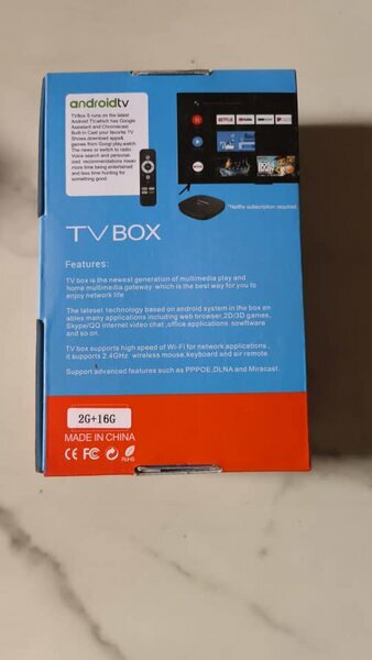TV Box Android 13 Ultra HD 8K (neuf)