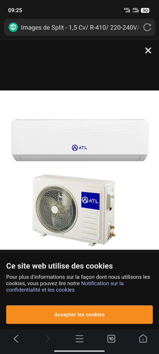 Climatiseur ATL 1,5 Cv