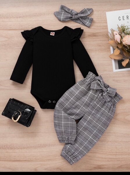 Ensemble bébé élégant noir