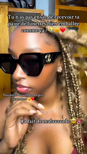 Lunettes de soleil chics