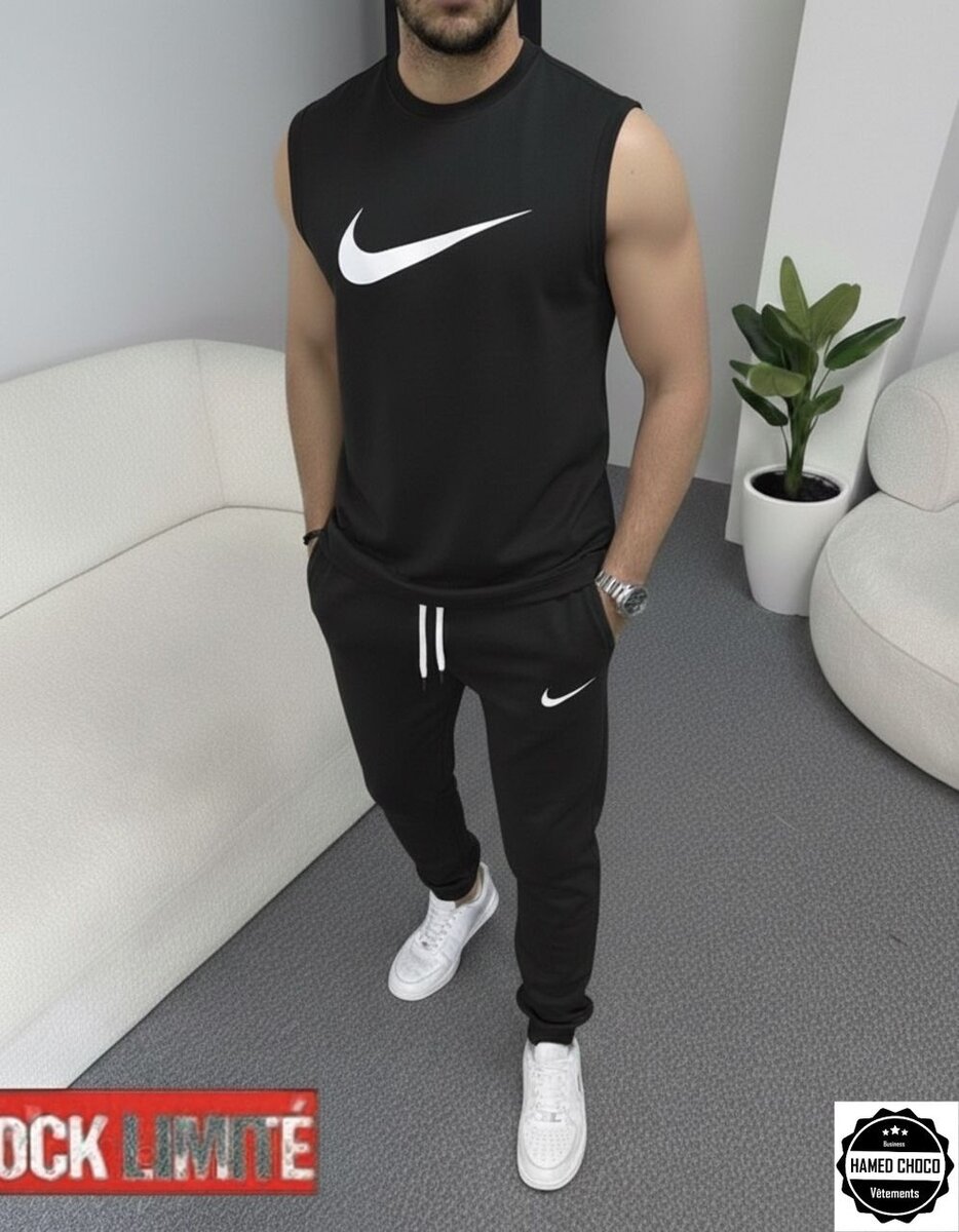 Ensemble de sport sans manches