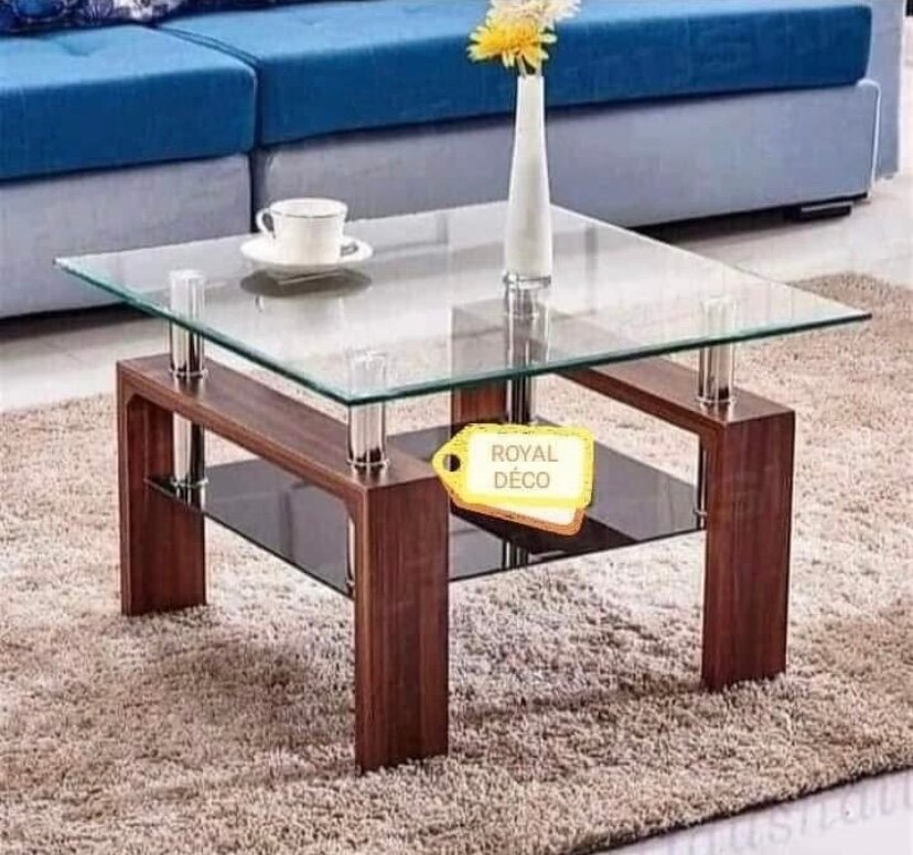 Table basse en verre Royal Déco