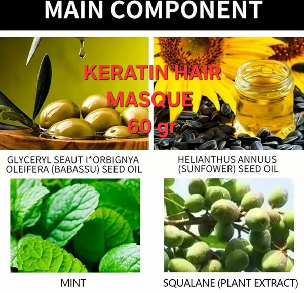 Creme de cheveux 60g