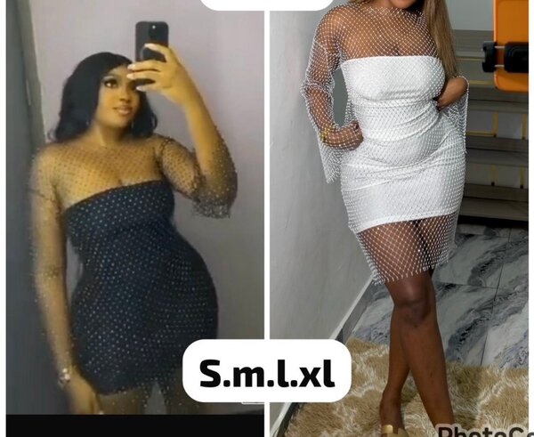 Robe en maille scintillante