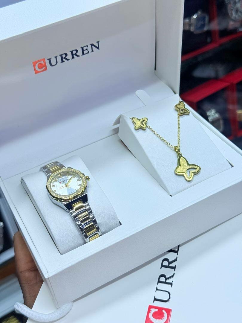 Montre et Collier Bijoux Ensemble