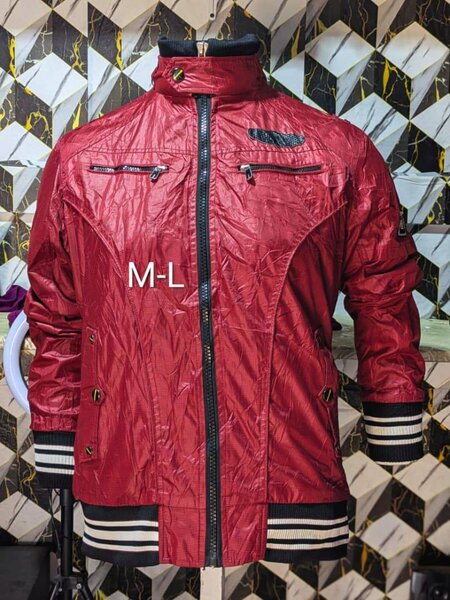 Veste Homme Rouge Coupe-Vent