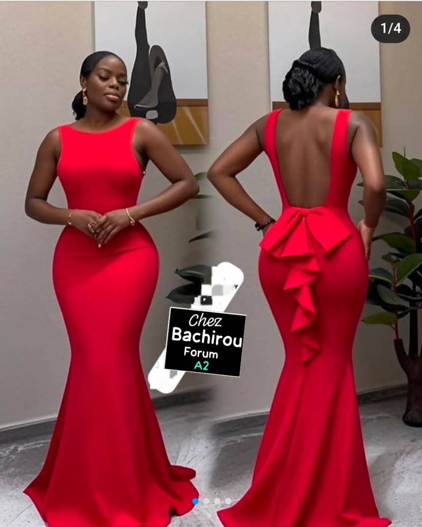 Robe rouge élégante pour femmes