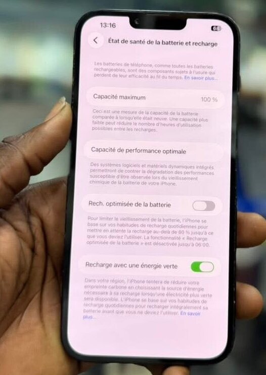 iPhone 14 Plus 256 Go Noir