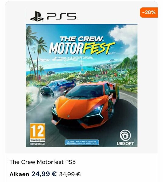 The Crew Motorfest PS5 Ubisoft