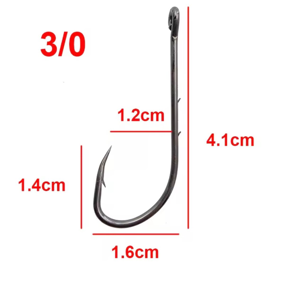 Crochet de pêche en acier inoxydable