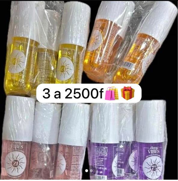 Sprays Sunny vibes corporels