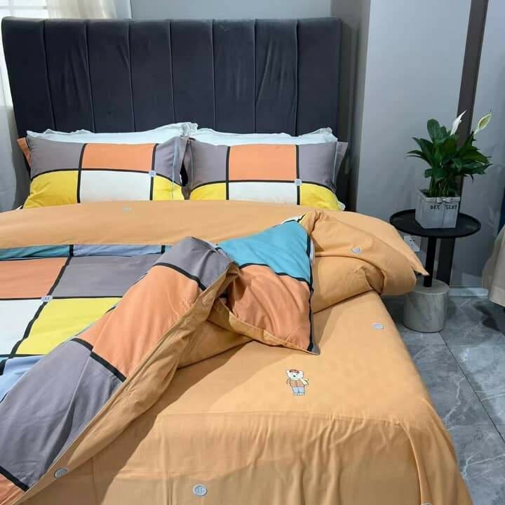 Parure de lit colorée moderne