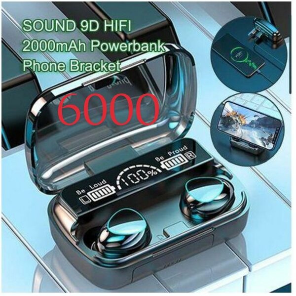 Écouteurs Bluetooth sans fil avec chargeur