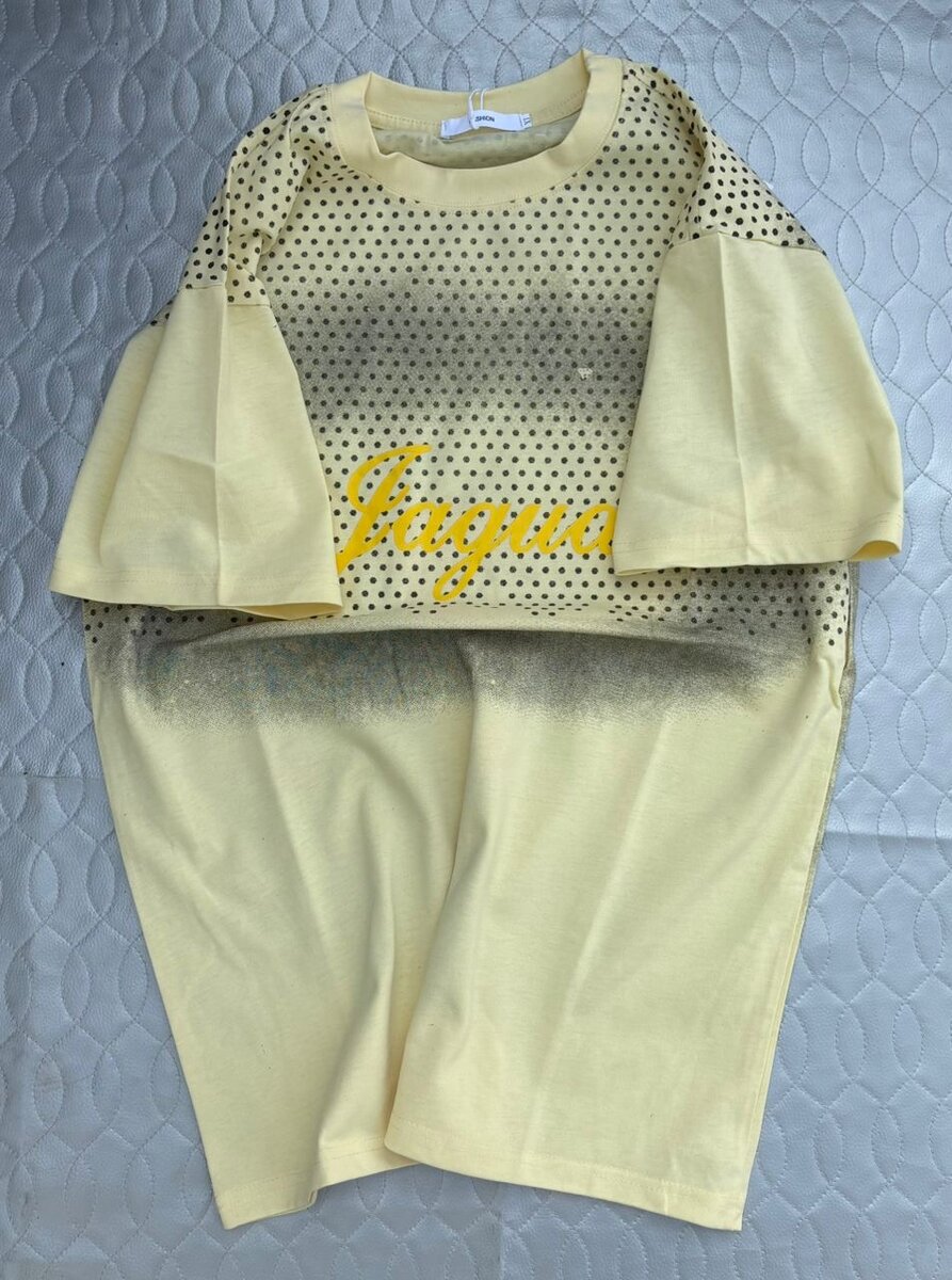 T-shirt streetwear jaune