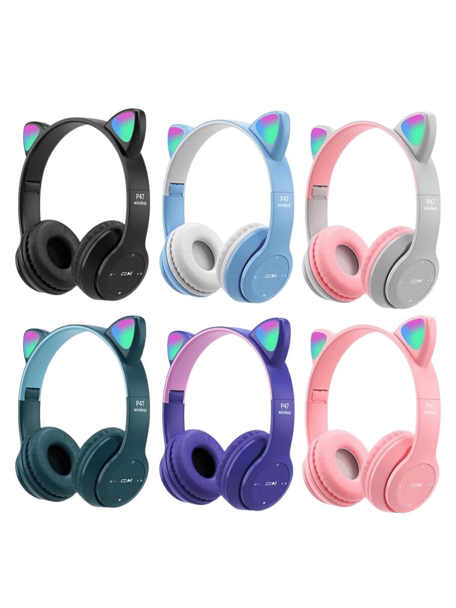 Cute Cat Ear Headphones