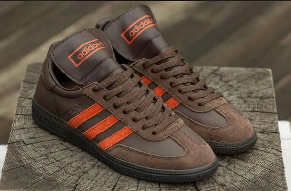 Adidas Baskets Homme Marron Orange