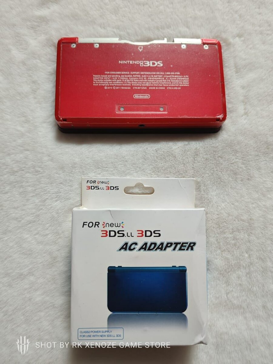 Nintendo 3DS Rouge + jeux