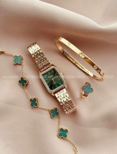 Montre femme luxe doré