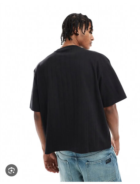 T-shirt décontracté noir homme