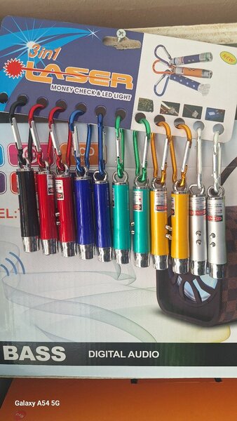 Stylo 3-en-1 Laser LED