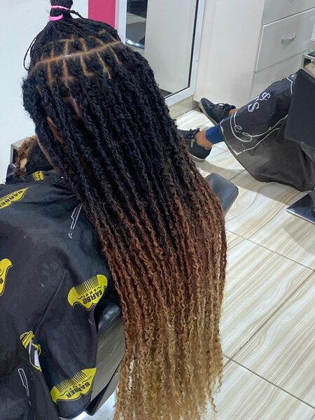 Extensions de cheveux tressés ombrés