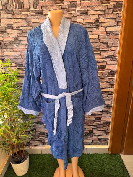 Peignoir doux en coton