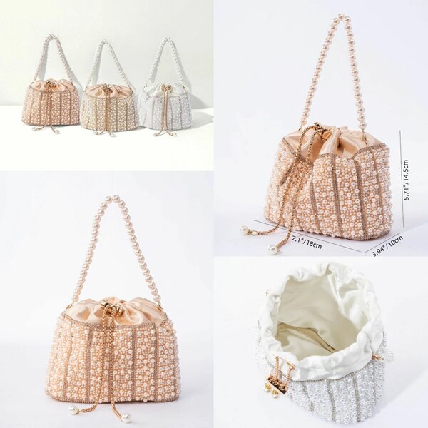 Sac soirée perles élégant