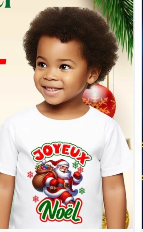 Tee-shirt de Noël personnalisé