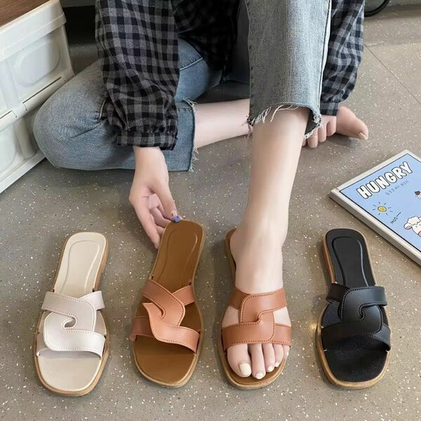 Sandales en cuir pour femmes