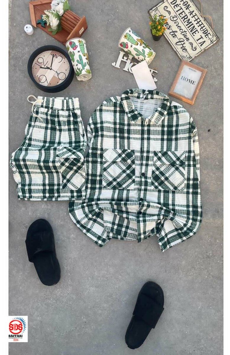 Pyjama à carreaux doux