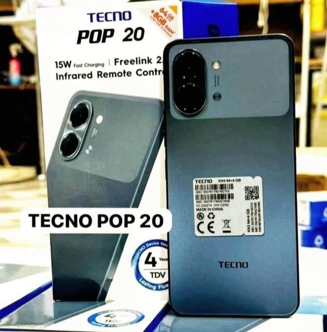 Tecno Pop 20 - Smartphone 4Go RAM 128Go ROM