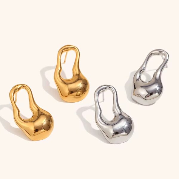 Boucles d'oreilles acier inoxy