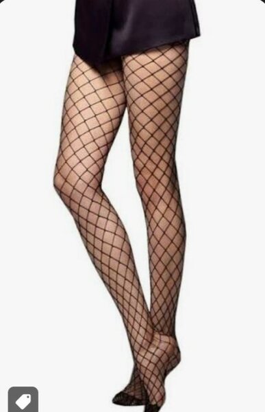 Collants résille scintillants
