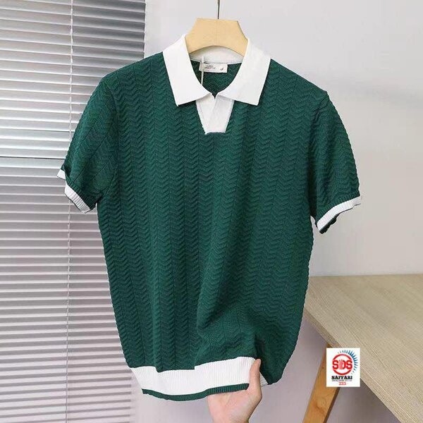 Polo rayé moderne homme