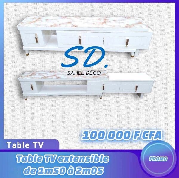 Meuble TV extensible moderne