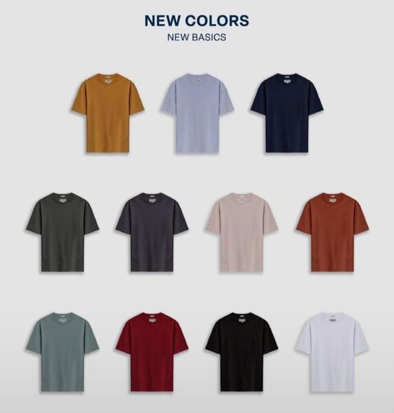 Lot de T-shirts multicolores