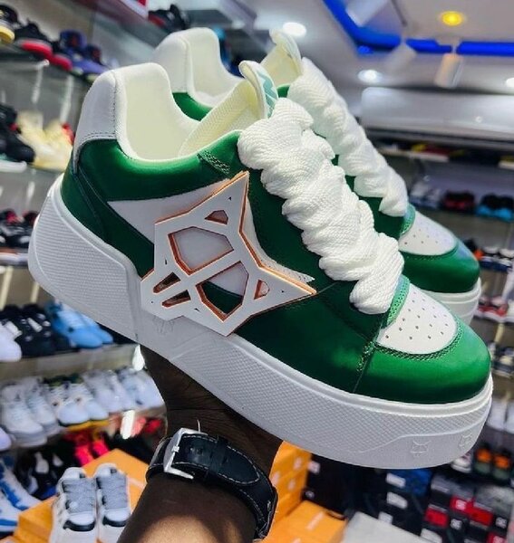 Baskets Vertes Design Moderne