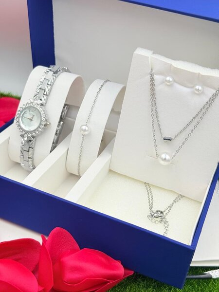 Ensemble Montre et Bijoux Luxe