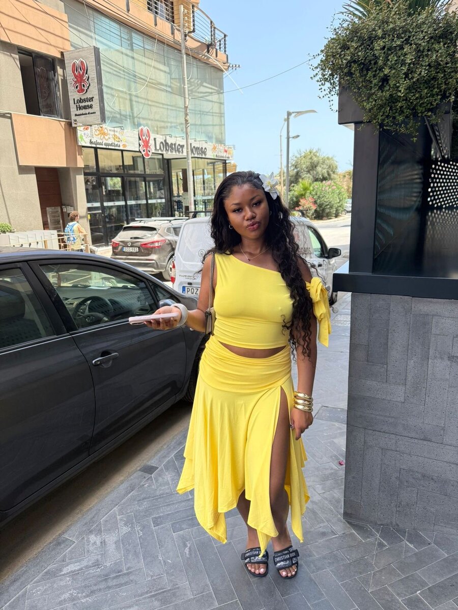 Elegant Asymmetric Two-Piece Set