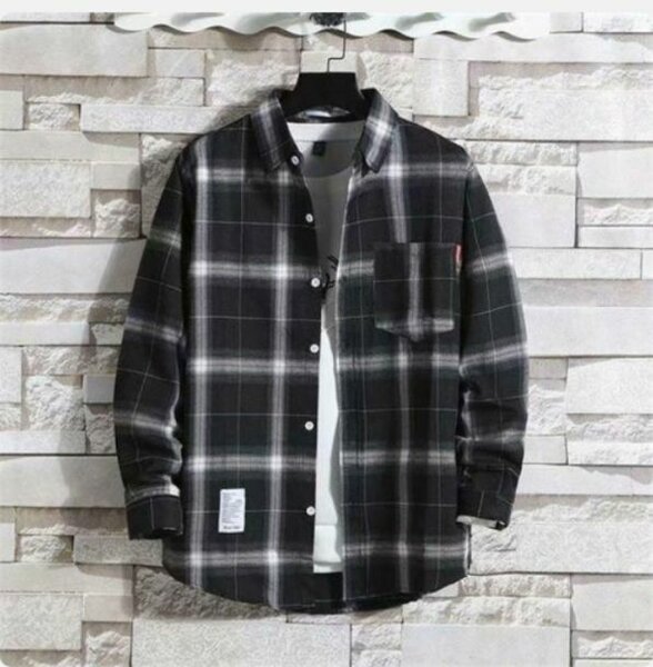 Chemise à carreaux homme